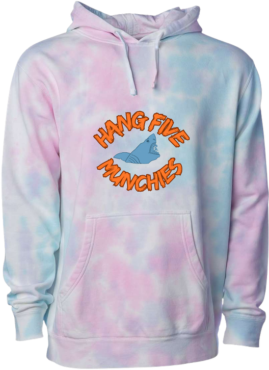 Hang Five Munchies tie-dye hoodie